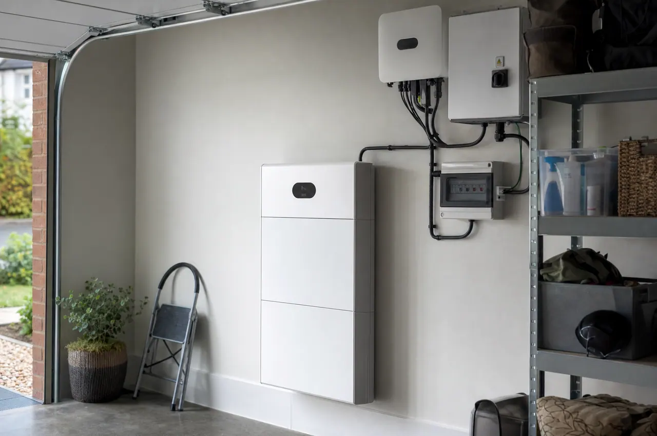 A home battery storage unit fitted by Arktek